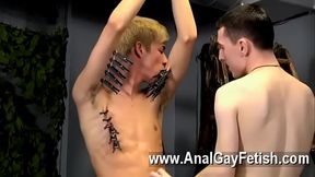 Gay orgy After getting some lessons in dick worship and agony from