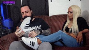 Britteni Bank - You Can Cum to my Feet, but Only Over the Pants