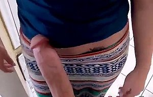 Teen molly west sucks boyfriends big cock