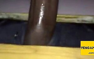 A cumdump  for straight dick at a Gloryhole
