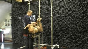 Minuit - Cruel Predicament Bondage live in Public in our Studio - Part 1 mp4 SD