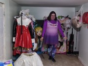 Espeon Cosplay Overtaken by Rubber Ditto, Gagged and Breathplay