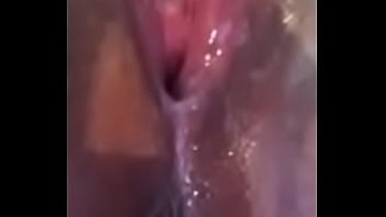 Orgasm a Closeup Of My Contracting Black Pussy