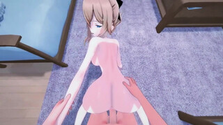 Jean getting fucked on her downtime, making her cum on a table. Genshin Impact Hentai.