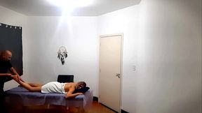 She went to get a massage but was surprised by the therapist who ejaculated in her