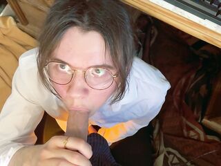 Your PENIS OBSESSED Ftm Trans Coworker Can't Resist Giving YOU An Beneath-Desk Blow job -- Theo Sun