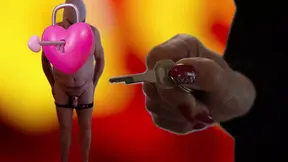 Mistress Cums in Chastity Caged Hubby's Mouth