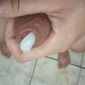 The cock is full of hot and sweet cum for you.