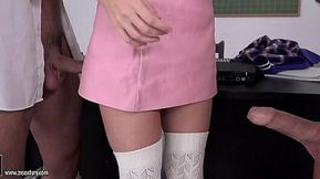 Student Takes on Two Teachers in Epic Oral and Anal Threesome