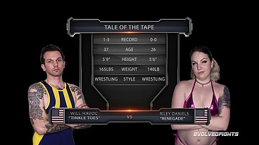 Riley Daniels vs Will Havoc Mixed Wrestling