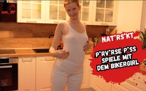 Perverted Self-in White Jeans and White Top Escalates!