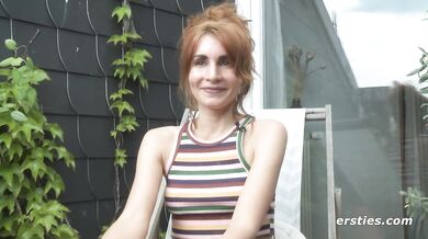 Regina Strips and Fucks Her Hairy Pussy with Sex Toy