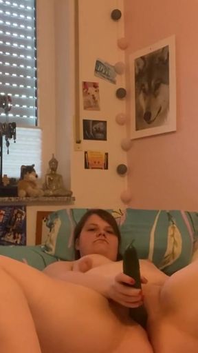 Stunning moment from &quot;Carrot, zucchini, cucumber - what fits in my little cunt?&quot;