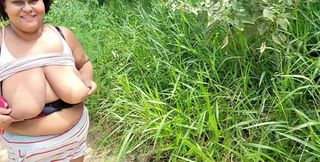 Showing off in the Street and Displaying My Pussy and Ass