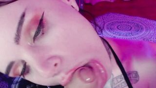 Uncut toy blow job with lots of eye contact live stream