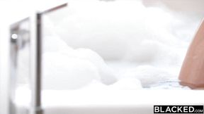 BLACKED Cock Hungry College Babe Cherry Candle Begs For BBC Creampie