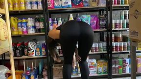 Slim Busty Bubble-assed Latina Salesgirl Pleases Her Boss With BJ & Sex In the Store To Get a Raise