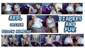 DIAPER MASTURBATION- PILLOW HUMPING