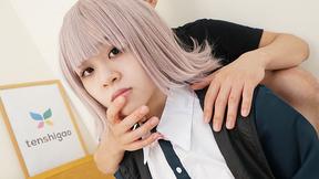 ”Cutie Saeko Ishiki comes to see us with a adorable cosplay”