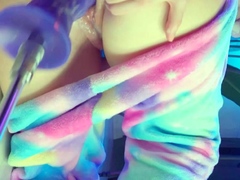 Too Much Cum for unicorn… Now There’s a Puddle on the