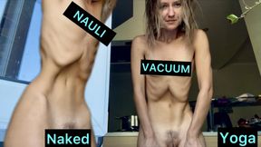 Belly Sucking Vacuum Nauli Yoga practice