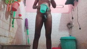10 Inches Cock Sexy Bathing Show