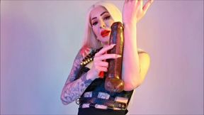 Dildo sucking challenge for bimbos -Task, BBC