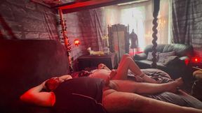 Part 3-lanista Bear & Tawseman Spanking Session in the Vamp Room!