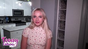 deviant walker sage rabbit takes a fat load in her tight pussy