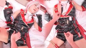 Enjoying Cosplay fuck with Honkai StarRail Topaz, sex hentai japanese shemale cosplayer 4