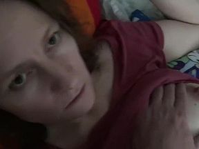 Slutwife Claire shows her soaking wet pussy