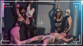 Captured Girls on Live Fetish Show (bdsm) - Spanish (sub:English) - WMV, HD720 Handycam