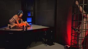 Lesbian show for the new guy