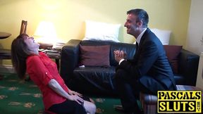 Naughty Asian teen gets double penetration POV