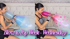 Blow to pop week - Wednesday