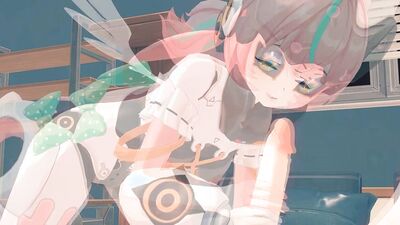 Aria's exclusive sexbot fucks proxies with big dick in HD cartoon porn