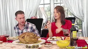 Seth Gamble, Blake Morgan And Evelin Stone In Happy Fucksgiving