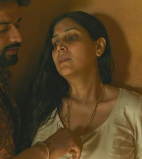 Bollywood celebrity shows off her huge Indian big tits