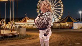 Open Breast Dress Sissy Flasher