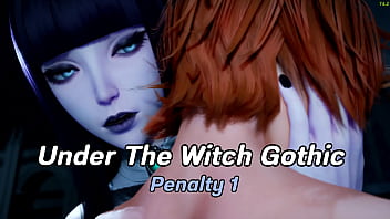 Witch domination: Slave gets a hand job and facemask cumshot