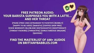 Audio: Your Barista Surprises You With A Latte... And Her Throat