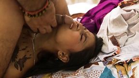 Three Indian best freinds call a sexy girl for enjoy weekend with her