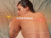 Rainha Hotwife transando com seu esposo, mas pedindo o pau grande do seu amante