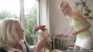 MEETMYSWEET - She have lesbian fun with her BF's parents