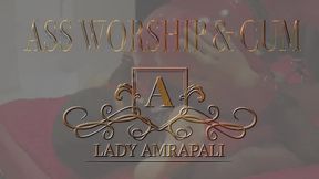 ASS WORSHIP & CUM  Total lenghts 3:20 minutes Latex Bdsm Slave Facesitting Cumshot Handjob JerkOff Jerk Off Lack Corset  LADY AMRAPALI  Herrin Mistress Domina