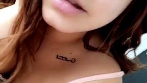 Lusty redhead babe Dulce Maria takes a sensual shower