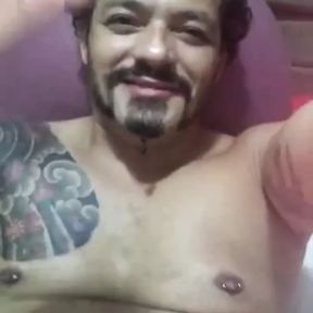 Xanvaskas playing hot with anal plug and penile cover