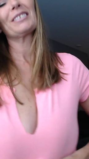 Iconic moment from "Bouncing around and doing a titty tease.. music makes me happyyyy"