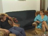French mature fucked in pleated skirt.