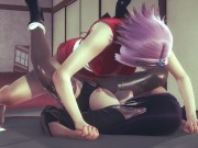 [NARUTO] Sakura growed massive futa cock and banged Hinata (3D PORN 60 FPS)